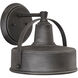 Portland 1 Light 10 inch Weathered Pewter Outdoor Wall Lantern